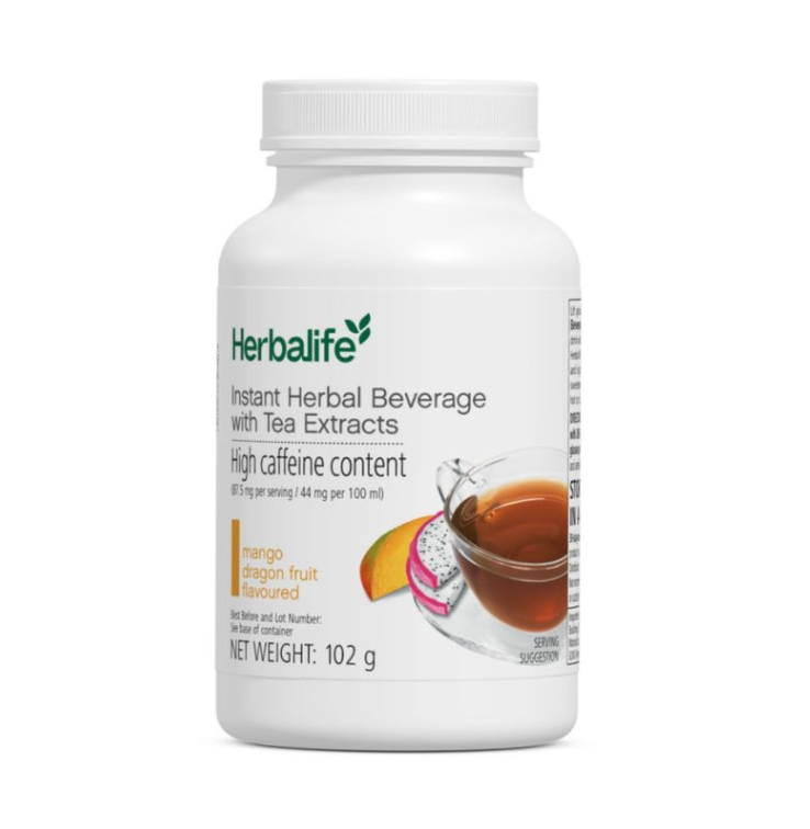NEW! Instant Herbal Beverage with Tea Extracts Mango Dragon Fruit Flavoured 102g